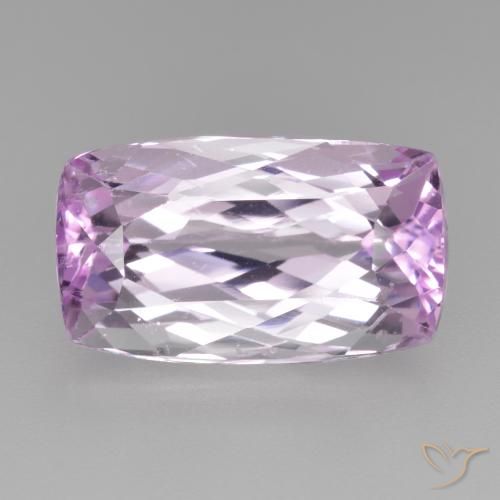16 x 9,3mm Kunzite rosa taglio cuscino dall'Afghanistan, peso di 10,71 ct, pietra preziosa naturale non trattati in purezza VS, 1 pezzo Kunzite Taglio a cuscino - Colore: Rosa viola, durezza Mohs di 7 adatto per gioielli da indossare ogni giorno , Photo A