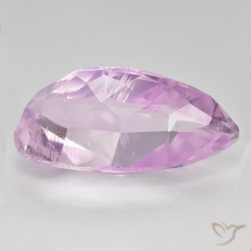 Kunzite Gemstone in 19.3 x 9.5 mm Size for Sale, Kunzite Stone in Very Light Pink Color