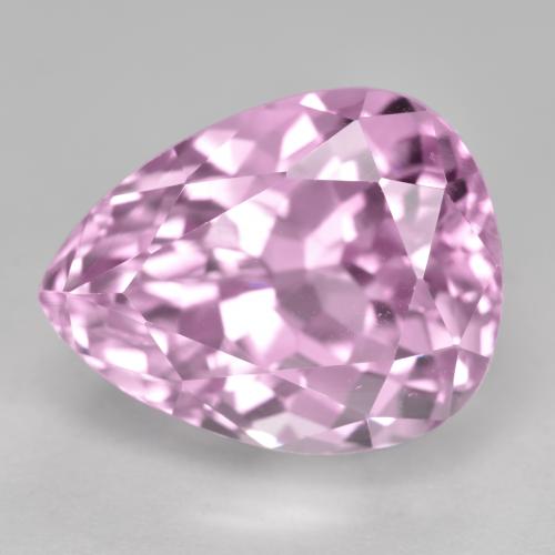 Medium Pink Kunzit Edelstein - 16.2ct Birnen Schliff (ID: 482139)