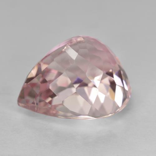 Kunzite Gemstone in 14.1 x 12.7 mm Size for Sale, Kunzite Stone in Very Light Pink Color