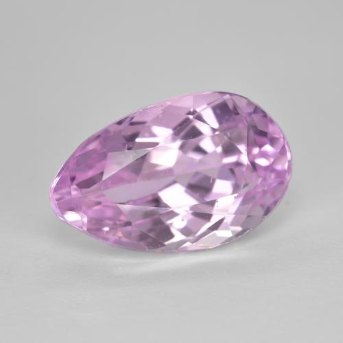 Light Lilac Kunzit Edelstein - 8.8ct Birnen Schliff (ID: 607741)