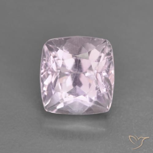 6,8 x 6,4mm Kunzite rosa Taglio a cuscino dall'Afghanistan, peso di 2,14 ct, pietra preziosa naturale non trattati in purezza VS, Kunzite 1pz - il colore è Tono rosa molto chiaro, durezza Mohs di 7 adatto per gioielli da indossare ogni giorno, Photo A