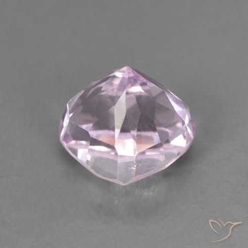 Kunzite Gemstone in 7.6 x 7.2 mm Size for Sale, Kunzite Stone in Medium Pink Color