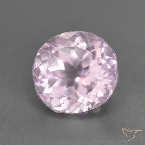 2.54 ct Pink Kunzite Stone, Natural Kunzite in Oval Facet Shape for Sale