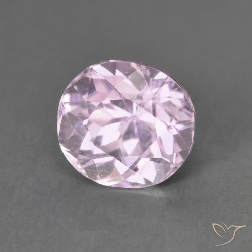 2.73 ct Pink Kunzite Stone, Natural Kunzite in Oval Facet Shape for Sale