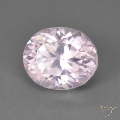 2.80ct Natural Very Light Lavender Pink Kunzite, Oval, VS
