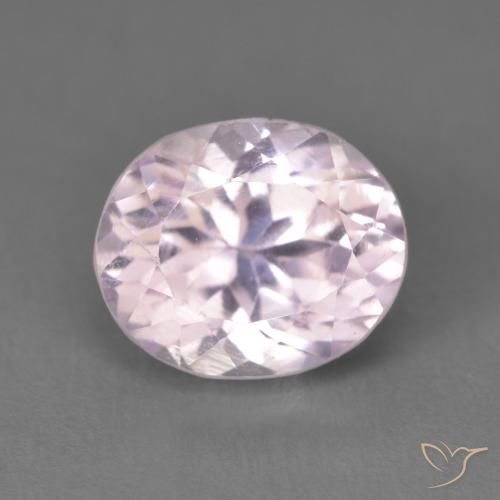 2.80 ct Pink Kunzite Stone, Natural Kunzite in Oval Facet Shape for Sale