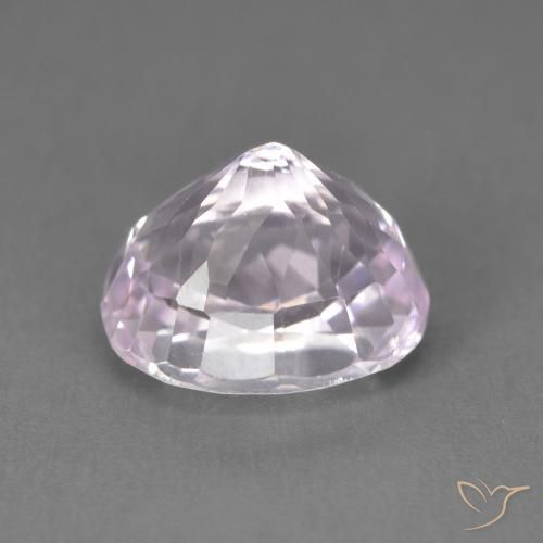 Kunzite Gemstone in 10 x 10 mm (calibrated) Size for Sale, Kunzite Stone in Purplish-pink White Color