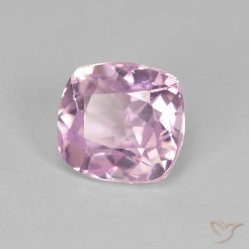 3.03 ct Purple Kunzite Stone, Natural Kunzite in Cushion-Cut Shape for Sale