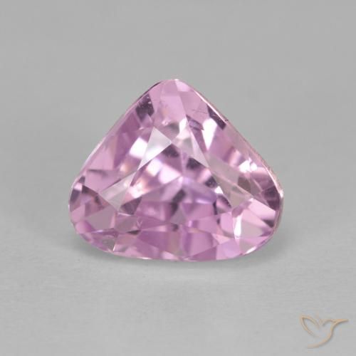 3.78ct Natural Pinkish Violet Purple Kunzite, Pear Shape, VS