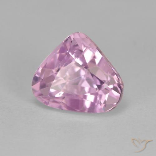 3.78 ct Purple Kunzite Stone, Natural Kunzite in Pear Facet Shape for Sale