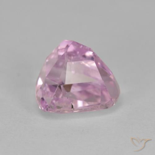 Kunzite Gemstone in 9.8 x 8.4 mm Size for Sale, Kunzite Stone in Pinkish Violet Purple Color