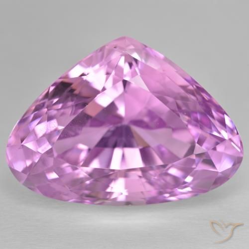 45.9 ct Purple Kunzite, 26.1 x 18.6 mm Pear Cut From Afghanistan, Photo A