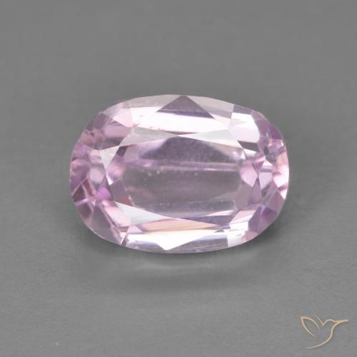 3.60 ct Purple Kunzite Stone, Natural Kunzite in Oval Facet Shape for Sale