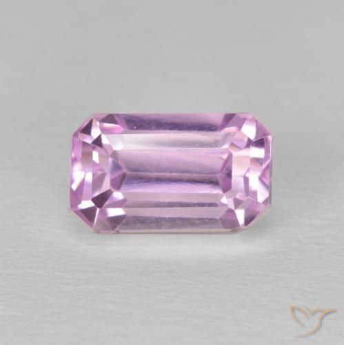 2.81ct Natural Pink Purple Kunzite, Emerald Cut, VVS