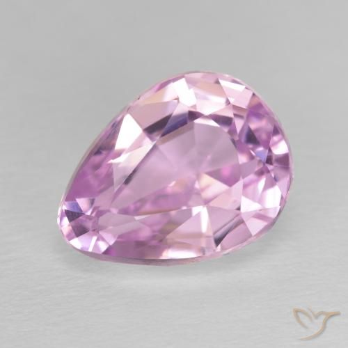 7.36ct Natural Lilac Kunzite, Pear Shape, VVS