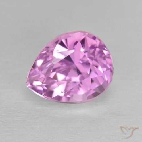 4.52ct Natural Pinkish Violet Purple Kunzite, Pear Shape, VS