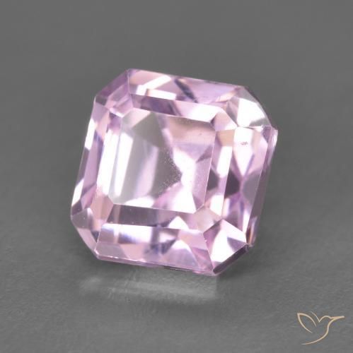 2.66 ct Purple Kunzite Stone, Natural Kunzite in Octagon Step Cut Shape for Sale