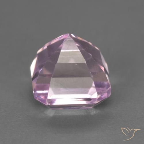 Kunzite Gemstone in 7 x 7 mm (calibrated) Size for Sale, Kunzite Stone in Light Pinkish Violet Purple Color