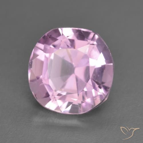 4.37 ct Purple Kunzite Stone, Natural Kunzite in Cushion-Cut Shape for Sale