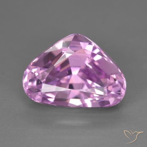 9.68 ct Purple Kunzite, 15.2 x 10.9 mm Pear Cut From Afghanistan, Photo A