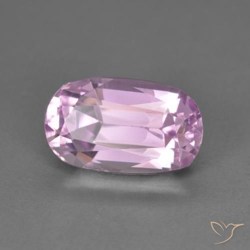 4.08 ct Purple Kunzite Stone, Natural Kunzite in Oval Facet Shape for Sale