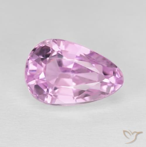 10.13 ct Purple Kunzite Stone, Natural Kunzite in Pear Facet Shape for Sale