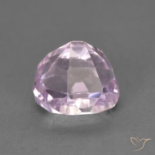 Kunzite Gemstone in 7.2 x 6.6 mm Size for Sale, Kunzite Stone in Light Purple Color