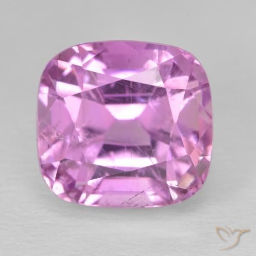 14.44 ct Purple Kunzite, 13 x 12.4 mm Cushion Cut From Afghanistan, Photo A