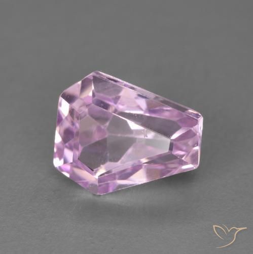 2.22 ct Purple Kunzite Stone, Natural Kunzite in Fancy Facet Shape for Sale