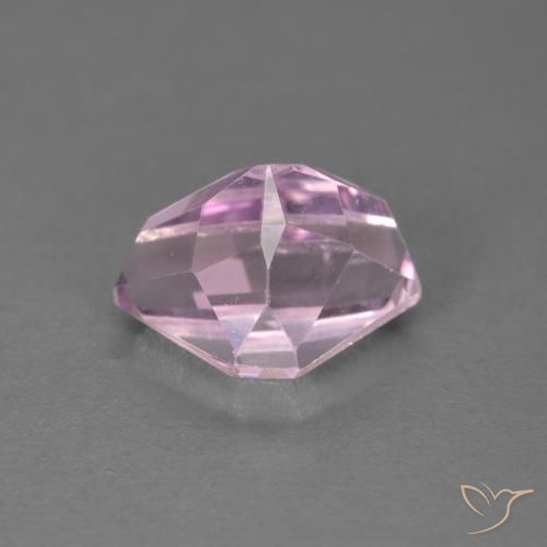 Kunzite Gemstone in 8.9 x 6.3 mm Size for Sale, Kunzite Stone in Pinkish Violet Purple Color