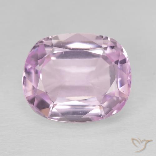 6.96ct Natural Light Lilac Kunzite, Cushion, VVS-VS