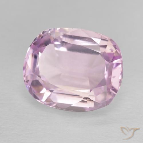 6.96 ct Purple Kunzite Stone, Natural Kunzite in Cushion-Cut Shape for Sale