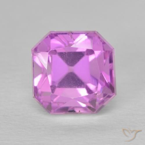 3.51ct Natural Pinkish Violet Purple Kunzite, Emerald Cut, VS