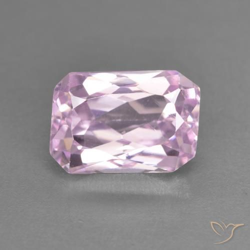 3 ct Purple Kunzite, 8.8 x 6.1 mm Octagon Cut From Afghanistan, Photo A