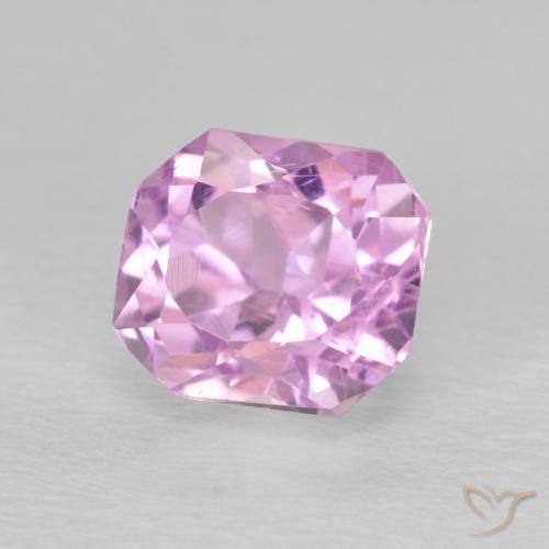 2.29 ct Purple Kunzite Stone, Natural Kunzite in Octagon / Scissor Cut Shape for Sale