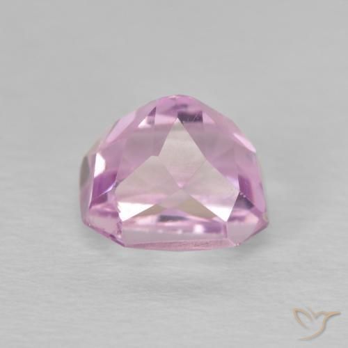 Kunzite Gemstone in 7.3 x 6.6 mm Size for Sale, Kunzite Stone in Pink Purple Color