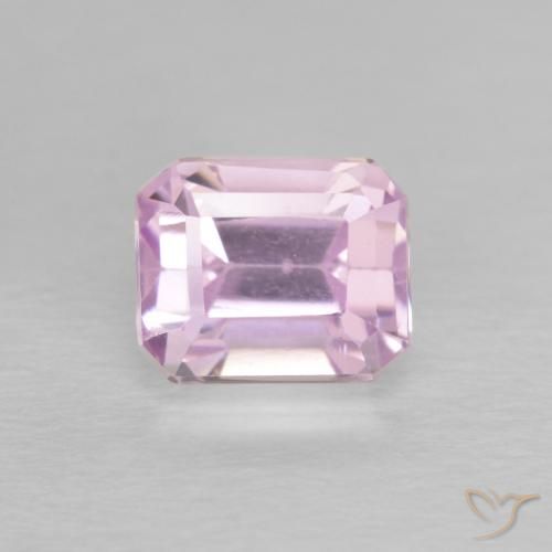 2.01 ct Purple Kunzite Stone, Natural Kunzite in Octagon Step Cut Shape for Sale