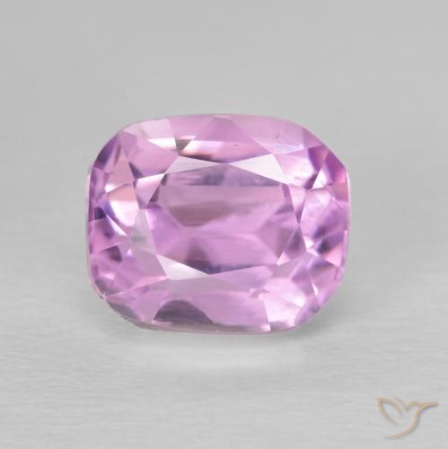 3.47ct Natural Medium Purple Kunzite, Cushion, VS