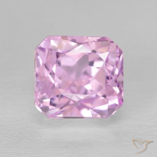 2.99ct Natural Pink Purple Kunzite, Octagon / Emerald Cut, VS, Photo A