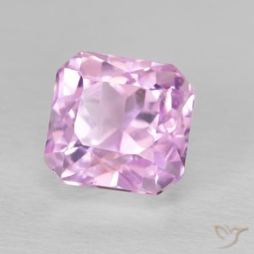 2.99 ct Purple Kunzite Stone, Natural Kunzite in Octagon / Scissor Cut Shape for Sale