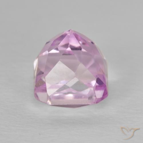 Kunzite Gemstone in 7.4 x 7 mm Size for Sale, Kunzite Stone in Pink Purple Color