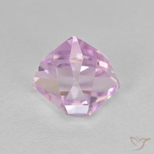 Kunzite Gemstone in 7.3 x 5.9 mm Size for Sale, Kunzite Stone in Cherry Pink Tone Color