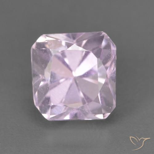 2.21 ct Pink Kunzite, 6.5 x 6.4 mm Octagon Cut From Afghanistan, Photo A
