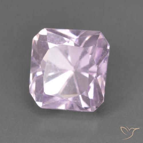 2.21 ct Pink Kunzite Stone, Natural Kunzite in Octagon / Scissor Cut Shape for Sale