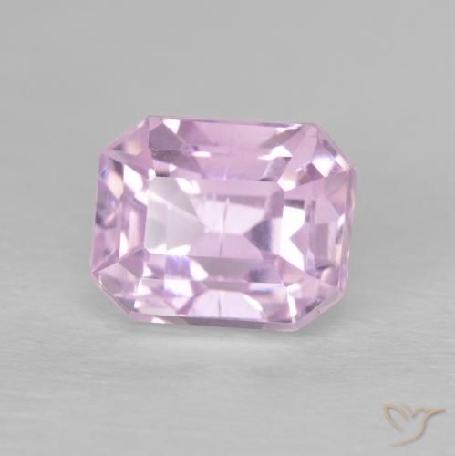 2.50 ct Pink Kunzite Stone, Natural Kunzite in Octagon Step Cut Shape for Sale