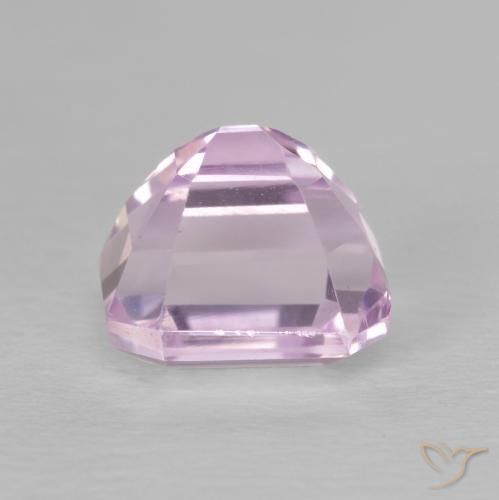 Kunzite Gemstone in 7.6 x 6.1 mm Size for Sale, Kunzite Stone in Medium Light-Pink Color