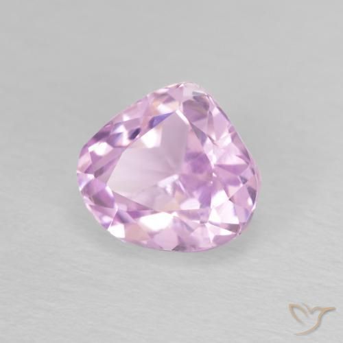 2.33 ct Pink Kunzite Stone, Natural Kunzite in Pear Facet Shape for Sale