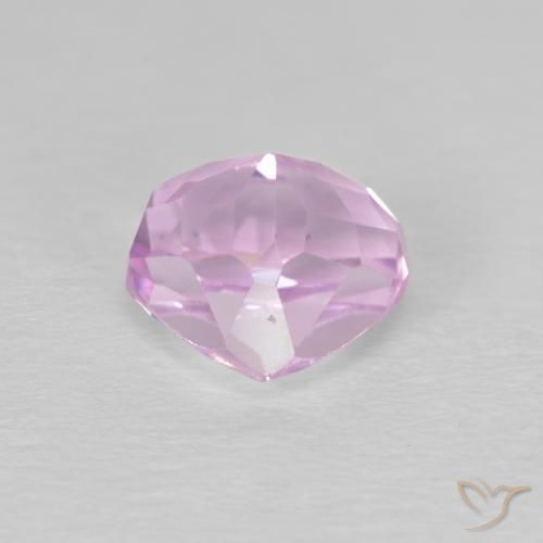 Kunzite Gemstone in 8 x 7.4 mm Size for Sale, Kunzite Stone in Very Light Pink Color