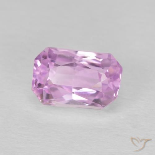 2.38 ct Pink Kunzite Stone, Natural Kunzite in Octagon / Scissor Cut Shape for Sale